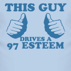 This Guy Drives A 1997 Chevy Esteem Car Lover T Shirt