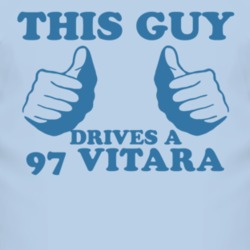 This Guy Drives A 1997 Chevy Vitara Car Lover T Shirt