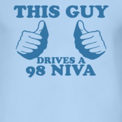 This Guy Drives A 1998 Chevy Niva Car Lover T Shirt