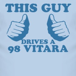 This Guy Drives A 1998 Chevy Vitara Car Lover T Shirt