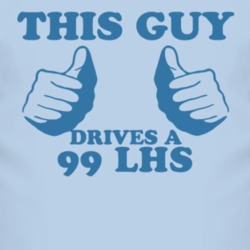 This Guy Drives A 1999 Chrysler LHS Car Lover T Shirt