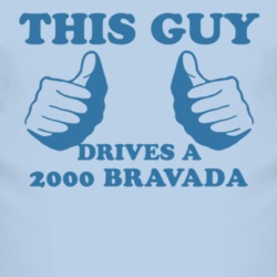 This Guy Drives A 2000 Oldsmobile Bravada Car Lover T Shirt