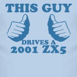 This Guy Drives A 2001 ZX5 Car Lover T Shirt