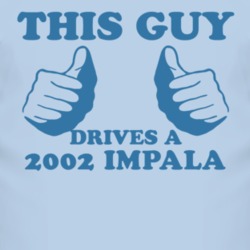 This Guy Drives A 2002 Chevy Impala Car Lover T Shirt