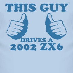 This Guy Drives A 2002 ZX6 Car Lover T Shirt