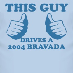 This Guy Drives A 2004 Oldsmobile Bravada Car Lover T Shirt