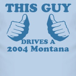 This Guy Drives A 2004 Pontiac Montana Car Lover T Shirt
