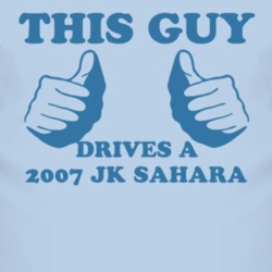 This Guy Drives A 2007 JK Sahara Car Lover T Shirt