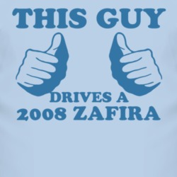 This Guy Drives A 2008 Chevy Zafira Car Lover T Shirt