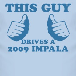 This Guy Drives A 2009 Chevy Impala Car Lover T Shirt