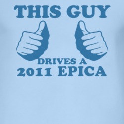 This Guy Drives A 2011 Chevy Epica Car Lover T Shirt