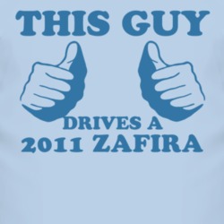 This Guy Drives A 2011 Chevy Zafira Car Lover T Shirt