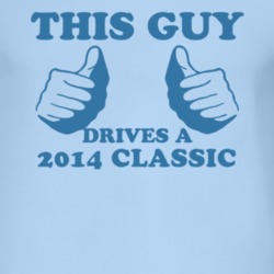 This Guy Drives A 2014 Chevy Classic Car Lover T Shirt