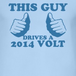 This Guy Drives A 2014 Chevy Volt Car Lover T Shirt