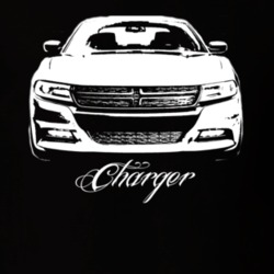 2015 Dodge Charger Grill Model Dark Color Shirt