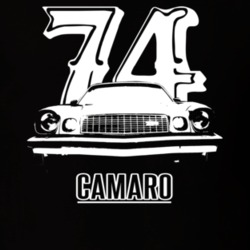1974 Camaro Grill Year Model Dark Color T Shirt