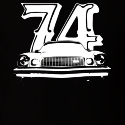 1974 Camaro Grill Year Dark Color T Shirt