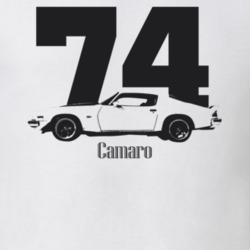 1974 Camaro Side Year Model Light Color T Shirt