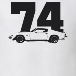 1974 Camaro Side Year Light Color T Shirt