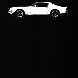 1974 Camaro Side Dark Color T Shirt