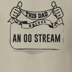 This Dad Drives An 00 Stream Father's Day T Shirt