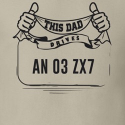 This Dad Drives An 03 Zx7 Father's Day T Shirt