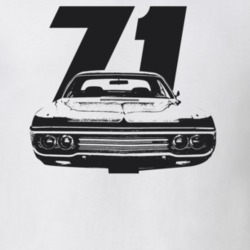1971 Polara Grill View With Year Light Color T Shirt