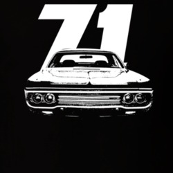 1971 Polara Grill View With Year Dark Color T Shirt