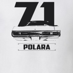 1971 Polara Rear View With Year And Model Light Color T Shirt