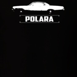 1971 Polara Side View With Model Dark Color T Shirt