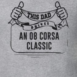 This Dad Drives An 08 Corsa Classic Father's Day T Shirt