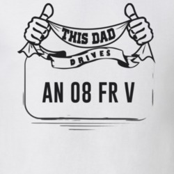 This Dad Drives An 08 Fr V Father's Day T Shirt
