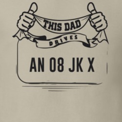 This Dad Drives An 08 Jk X Father's Day T Shirt
