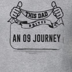 This Dad Drives An 09 Journey Father's Day T Shirt