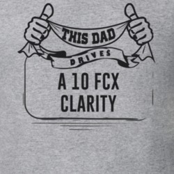 This Dad Drives A 10 Fcx Clarity Father's Day T Shirt