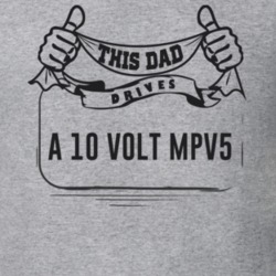 This Dad Drives A 10 Volt Mpv5 Father's Day T Shirt