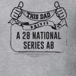 This Dad Drives A 28 National Series Ab Father's Day T Shirt