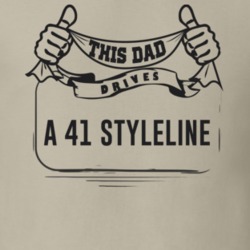 This Dad Drives A 41 Styleline Father's Day T Shirt