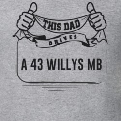This Dad Drives A 43 Willys Mb Father's Day T Shirt
