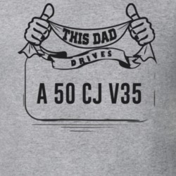 This Dad Drives A 50 Cj V35 Father's Day T Shirt