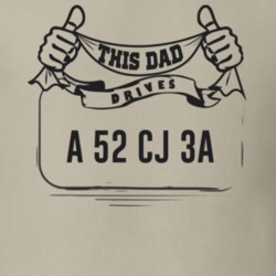 This Dad Drives A 52 Cj 3A Father's Day T Shirt
