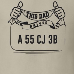This Dad Drives A 55 Cj 3B Father's Day T Shirt