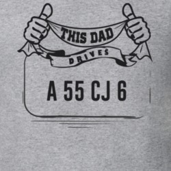 This Dad Drives A 55 Cj 6 Father's Day T Shirt