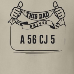 This Dad Drives A 56 Cj 5 Father's Day T Shirt