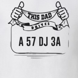 This Dad Drives A 57 Dj 3A Father's Day T Shirt