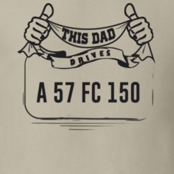 This Dad Drives A 57 Fc 150 Father's Day T Shirt