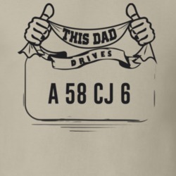 This Dad Drives A 58 Cj 6 Father's Day T Shirt