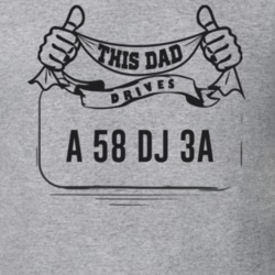This Dad Drives A 58 Dj 3A Father's Day T Shirt