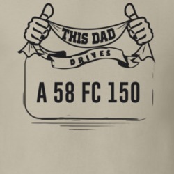 This Dad Drives A 58 Fc 150 Father's Day T Shirt