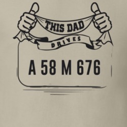 This Dad Drives A 58 M 676 Father's Day T Shirt